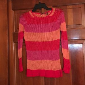 🌷Mesh Striped Pullover Sweater